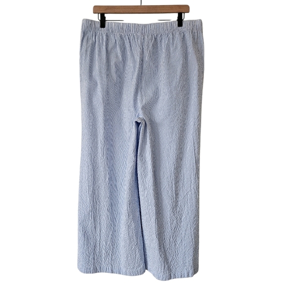 Meshki Blue Stripe Hansen Wide Leg Pants - Picture 3 of 14